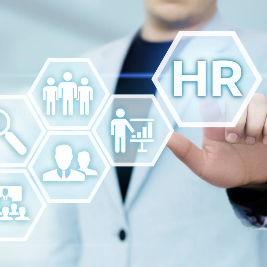 Human Resources HR management Recruitment Employment Headhunting Concept