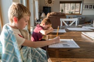 Children being home-schooled