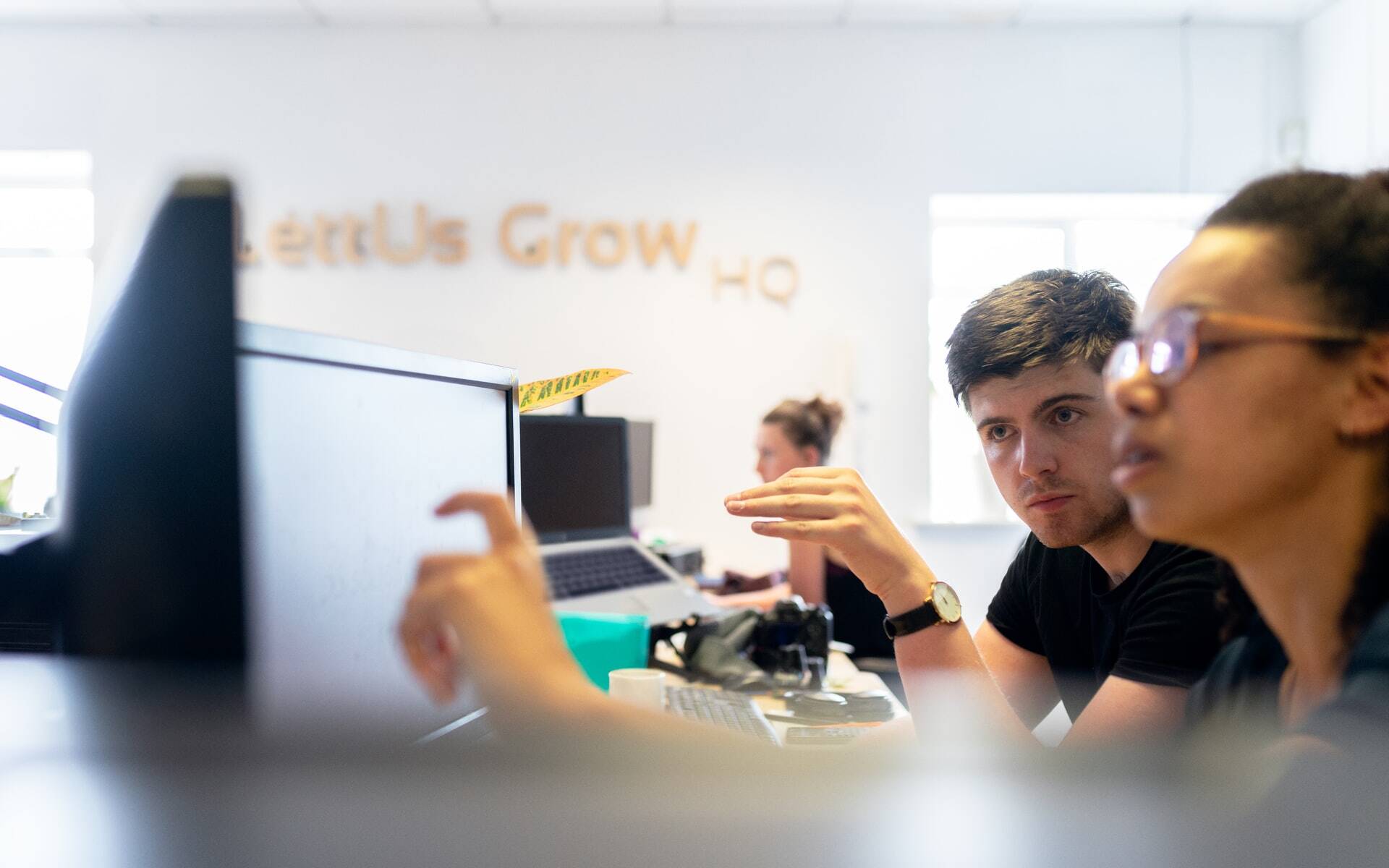 SME employees using ERP software