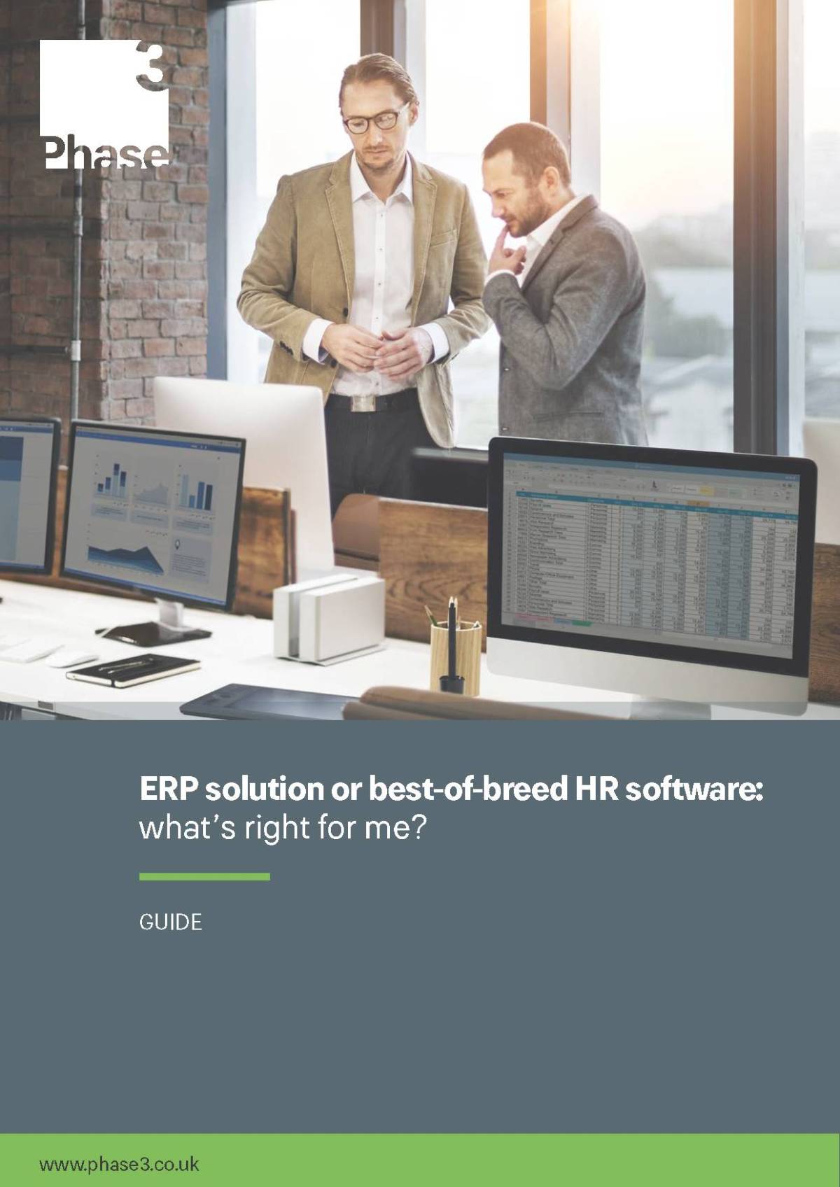 ERP solutions or best-of-breed HR software hero image