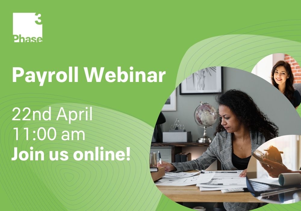 Payroll webinar 22nd Aprill 11AM join us!